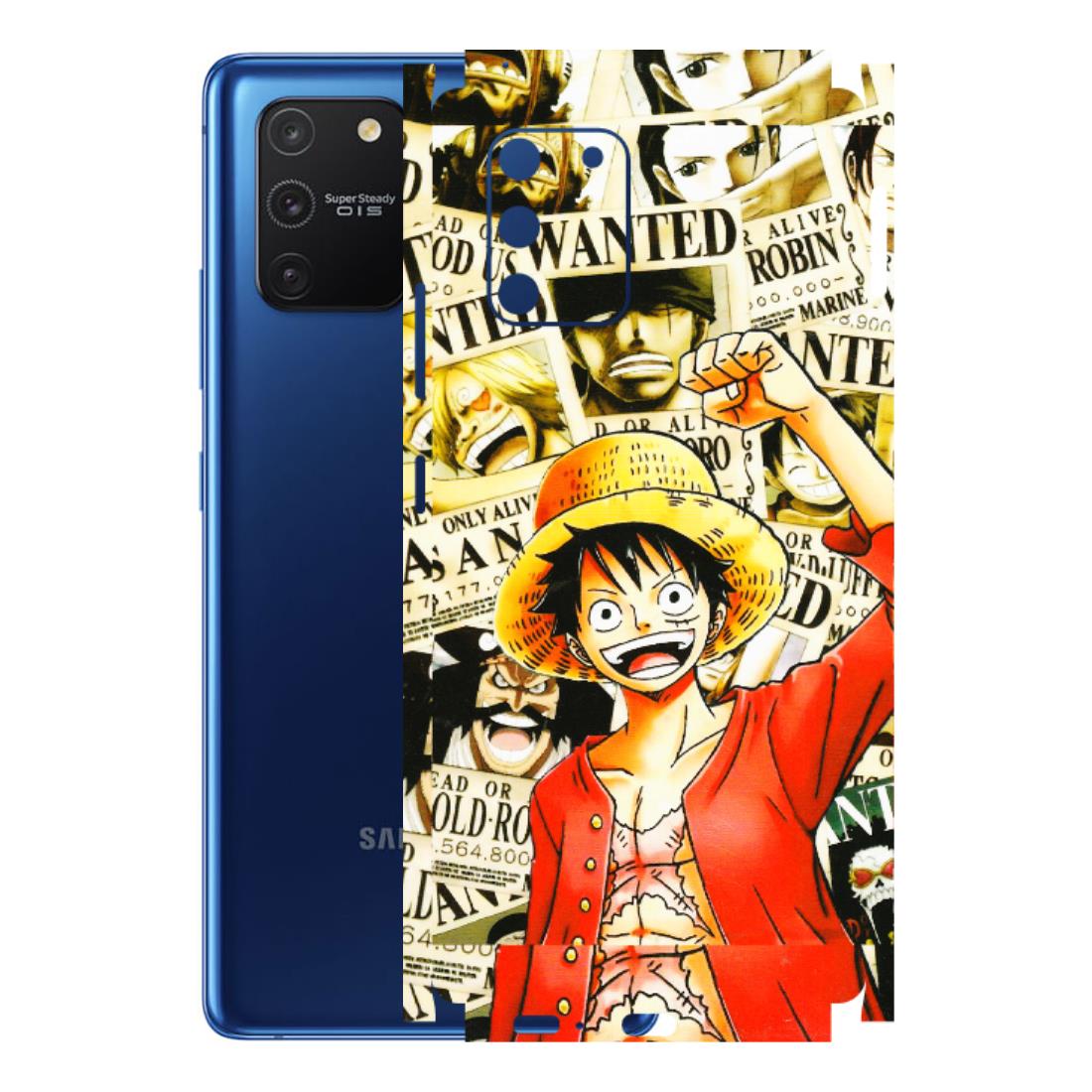 Samsung A/S Series Phone Skins (All Models) - Luffy Anime - 3D Embossed Finish (L-177) Samsung Galaxy S10 Lite