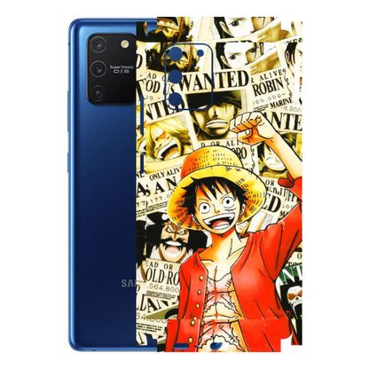 Samsung A/S Series Phone Skins (All Models) - Luffy Anime - 3D Embossed Finish (L-177) Samsung Galaxy S10 Lite