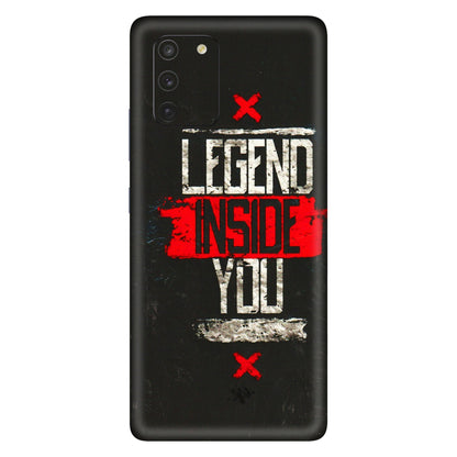 Samsung A/S Series Phone Skins (All Models) - Legend Inside You - 3D Embossed Finish (L-186) Samsung Galaxy S10 Lite