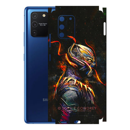 Samsung A/S Series Phone Skins (All Models) - Black Panther - 3D Embossed Finish (L-190) Samsung Galaxy S10 Lite