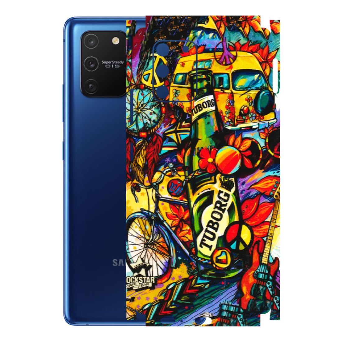 Samsung A/S Series Phone Skins (All Models) - Cool Beer Bottle - 3D Embossed Finish (L-193) Samsung Galaxy S10 Lite