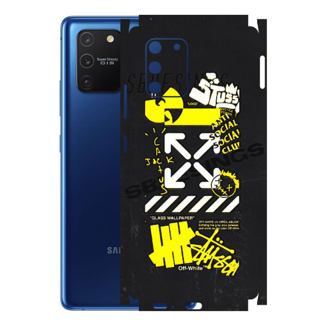 Samsung A/S Series Phone Skins (All Models) - Anti Social Graffiti - 3D Embossed Finish (L-198) Samsung Galaxy S10 Lite
