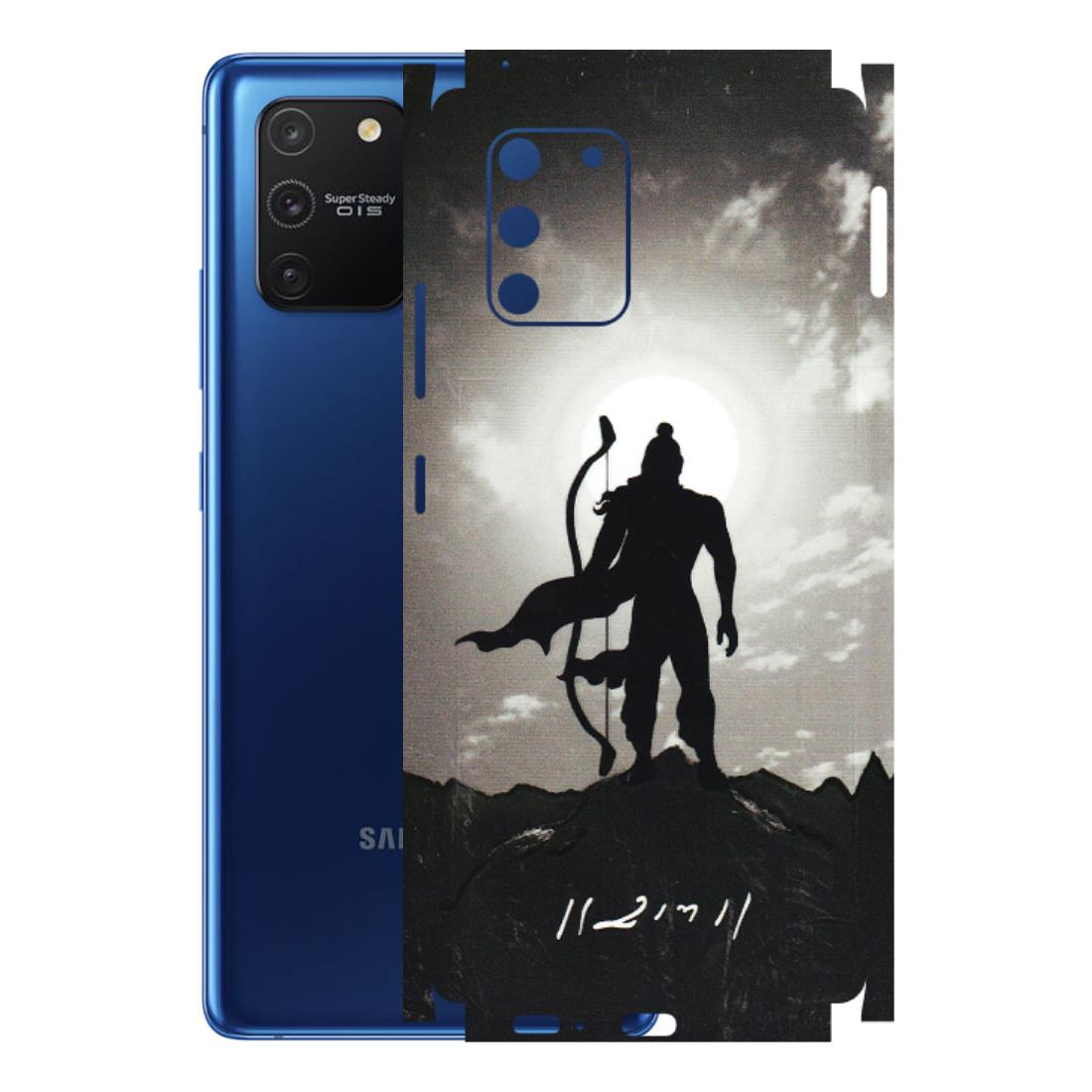 Samsung A/S Series Phone Skins (All Models) - Jai Siya Ram - 3D Embossed Finish (L-200) Samsung Galaxy S10 Lite