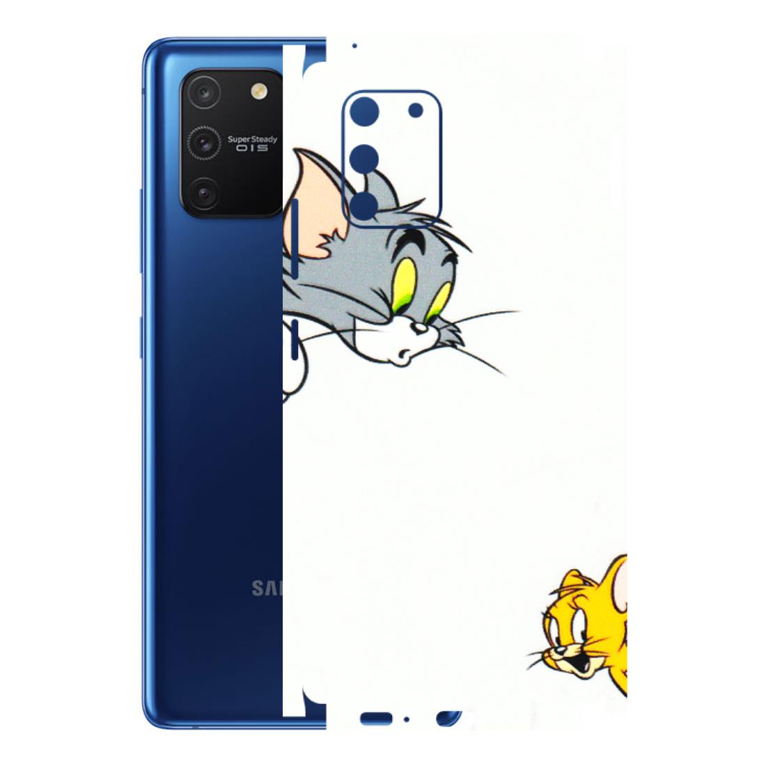 Samsung A/S Series Phone Skins (All Models) - Cute Tom And Jerry - 3D Embossed Finish (L-220) Samsung Galaxy S10 Lite