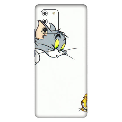 Samsung A/S Series Phone Skins (All Models) - Cute Tom And Jerry - 3D Embossed Finish (L-220) Samsung Galaxy S10 Lite