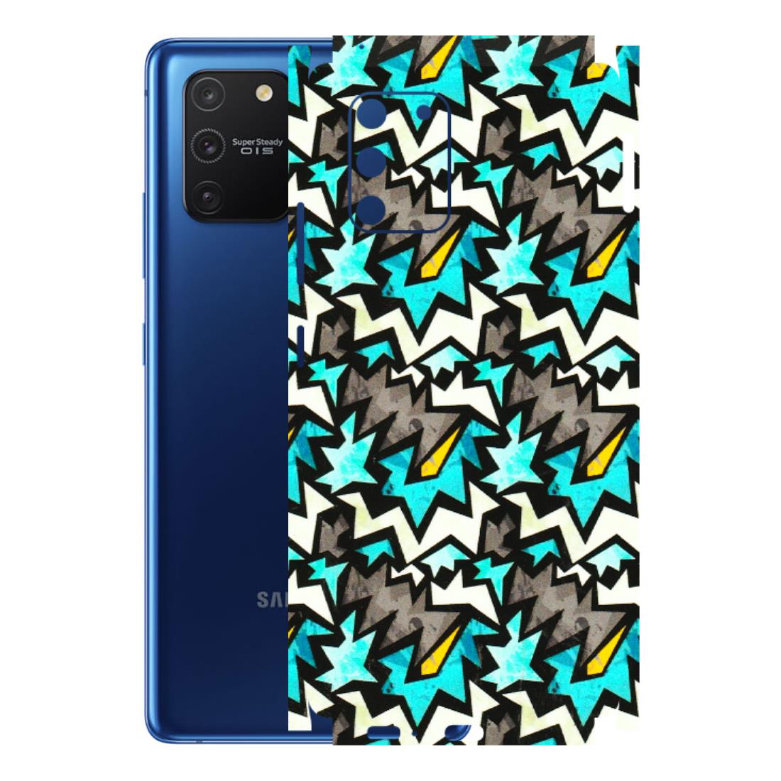 Samsung A/S Series Phone Skins (All Models) - Funky Zig Zag - 3D Embossed Finish (L-223) Samsung Galaxy S10 Lite