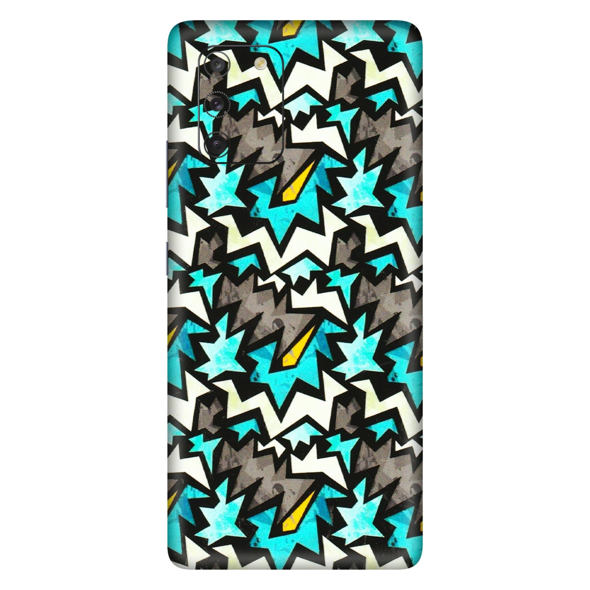 Samsung A/S Series Phone Skins (All Models) - Funky Zig Zag - 3D Embossed Finish (L-223) Samsung Galaxy S10 Lite