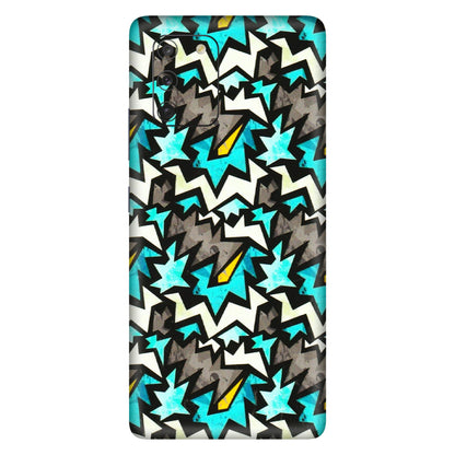 Samsung A/S Series Phone Skins (All Models) - Funky Zig Zag - 3D Embossed Finish (L-223) Samsung Galaxy S10 Lite