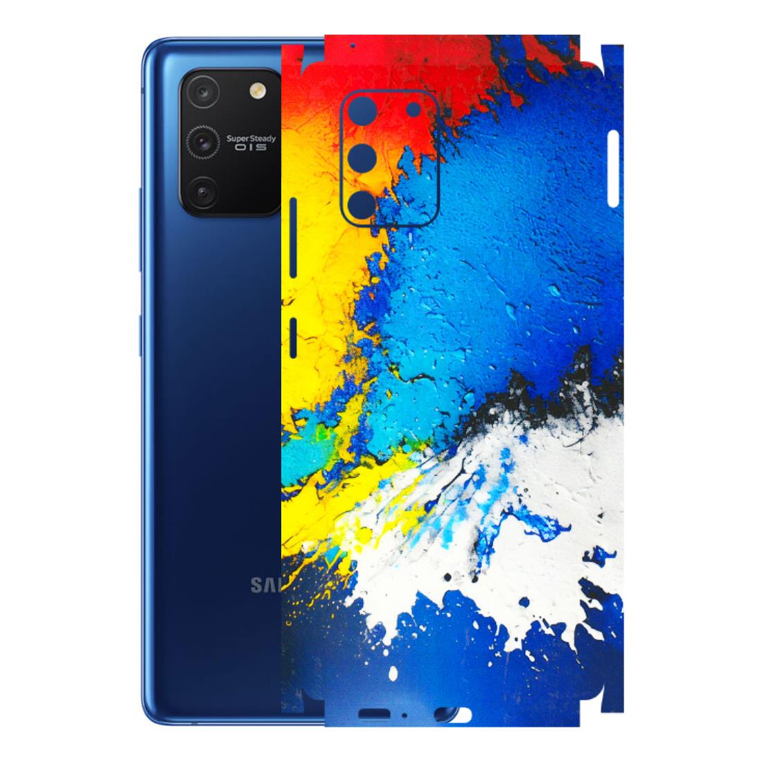 Samsung A/S Series Phone Skins (All Models) - Acrylic Paint Spill - 3D Embossed Finish (L-229) Samsung Galaxy S10 Lite