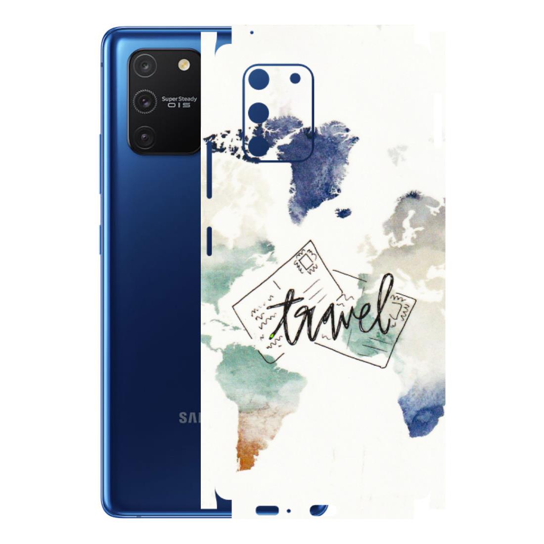 Samsung A/S Series Phone Skins (All Models) - Travel The World - 3D Embossed Finish (L-232) Samsung Galaxy S10 Lite
