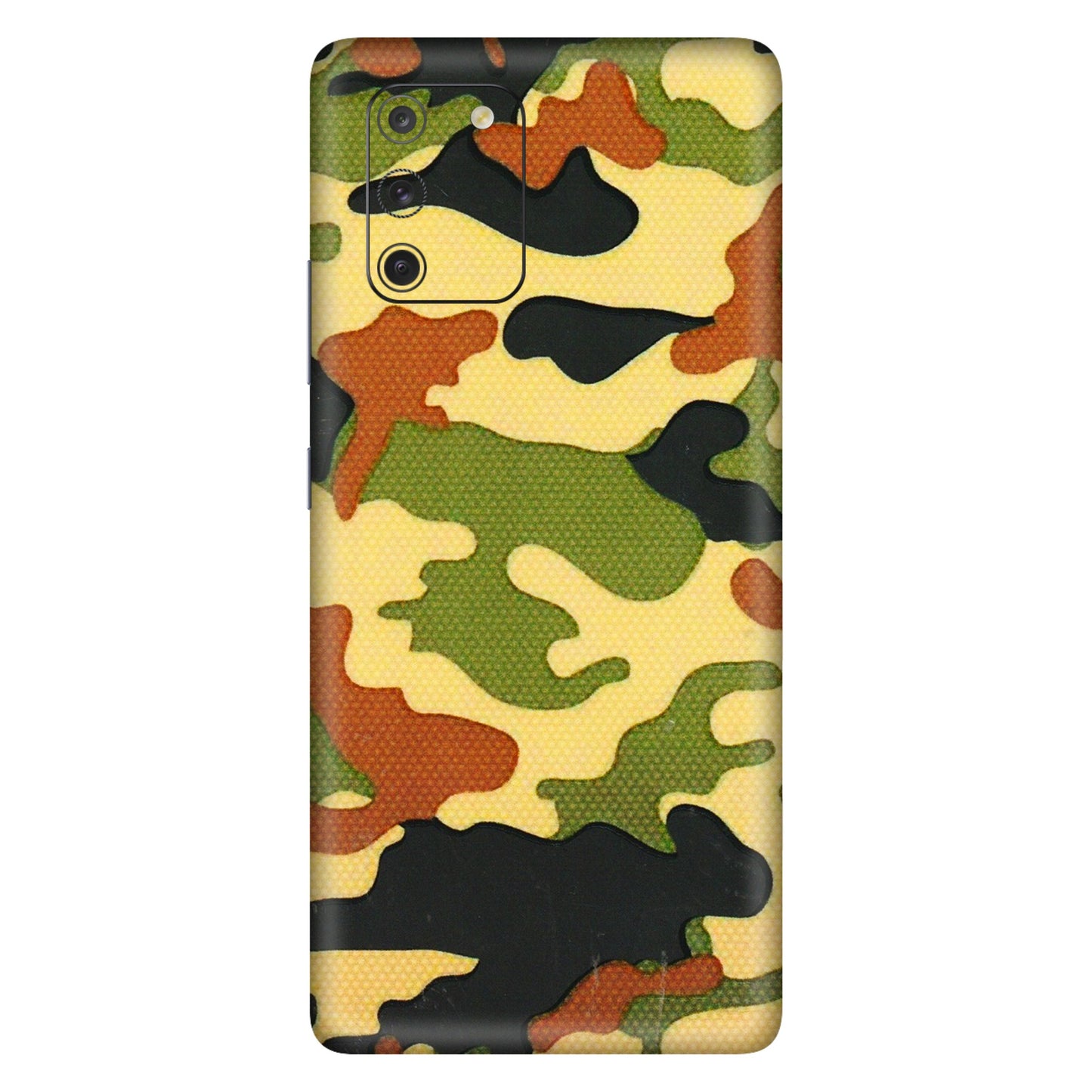 Samsung A/S Series Phone Skins (All Models) - Indian Military - 3D Embossed Finish (L-234) Samsung Galaxy S10 Lite