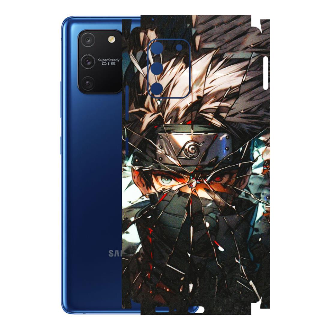 Samsung A/S Series Phone Skins (All Models) - Kakashi Shattered Glass Effect - 3D Embossed Finish (L-237) Samsung Galaxy S10 Lite