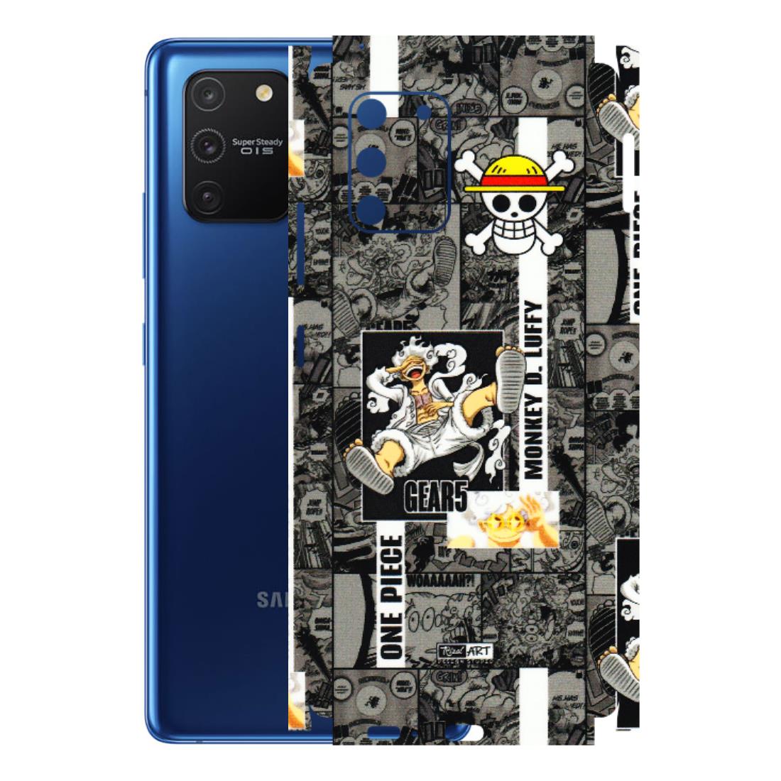 Samsung A/S Series Phone Skins (All Models) - Cuffy Anime MonkeyCamic - 3D Embossed Finish (L-242) Samsung Galaxy S10 Lite
