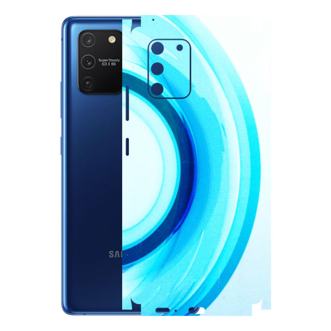 Samsung A/S Series Phone Skins (All Models) - The Blue Curve - 3D Embossed Finish (L-244) Samsung Galaxy S10 Lite