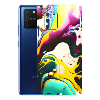 Samsung A/S Series Phone Skins (All Models) - Multicolor Abstract pattern - 3D Embossed Finish (L-254) Samsung Galaxy S10 Lite
