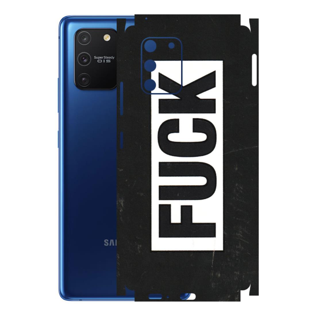 Samsung A/S Series Phone Skins (All Models) - The F Word - 3D Embossed Finish (L-255) Samsung Galaxy S10 Lite