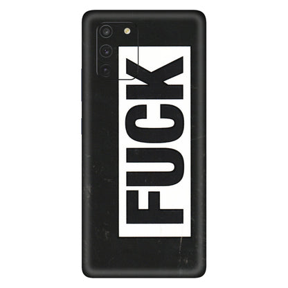 Samsung A/S Series Phone Skins (All Models) - The F Word - 3D Embossed Finish (L-255) Samsung Galaxy S10 Lite