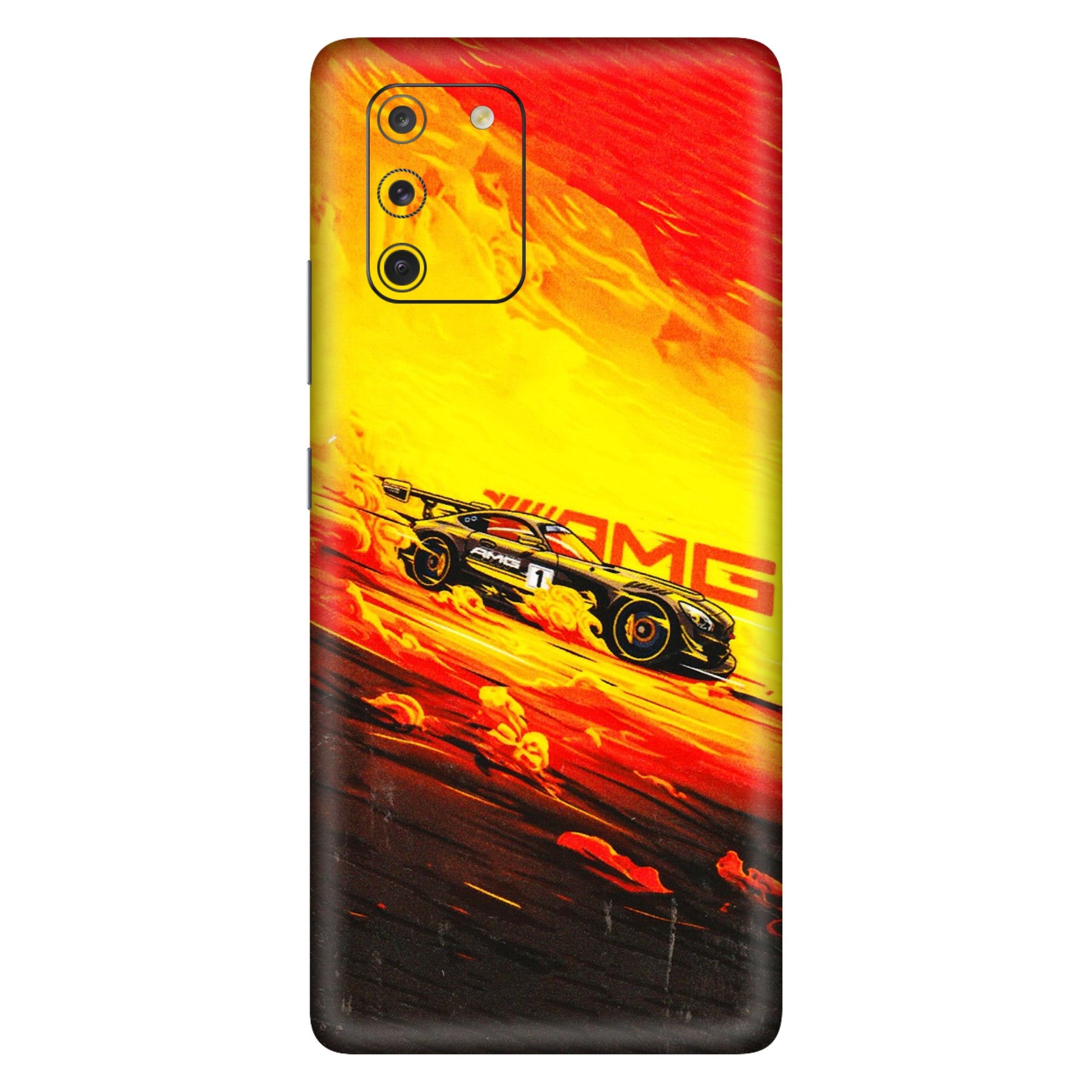 Samsung A/S Series Phone Skins (All Models) - AMG Car Speed Cover - 3D Embossed Finish (L-256) Samsung Galaxy S10 Lite