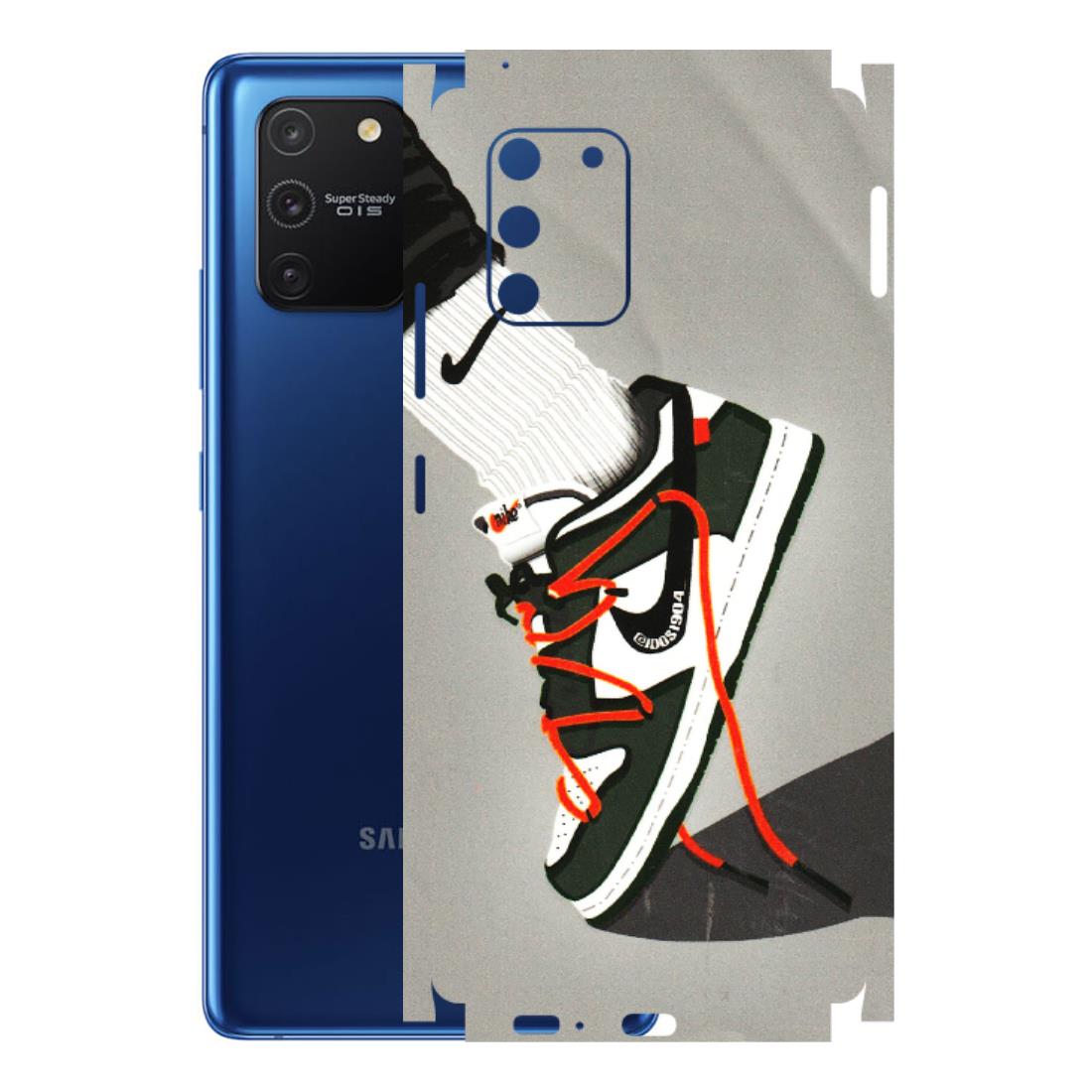Samsung A/S Series Phone Skins (All Models) - New Grey Sneaker - 3D Embossed Finish (L-261) Samsung Galaxy S10 Lite