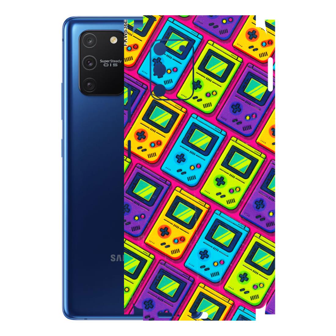 Samsung A/S Series Phone Skins (All Models) - Gameboy Colourful - 3D Embossed Finish (L-266) Samsung Galaxy S10 Lite