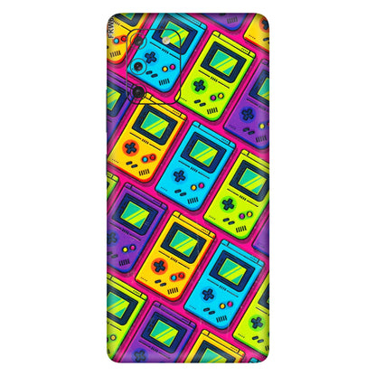 Samsung A/S Series Phone Skins (All Models) - Gameboy Colourful - 3D Embossed Finish (L-266) Samsung Galaxy S10 Lite