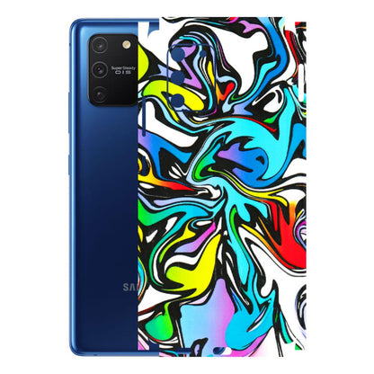 Samsung A/S Series Phone Skins (All Models) - Abstract Colour Paints - 3D Embossed Finish (L-271) Samsung Galaxy S10 Lite