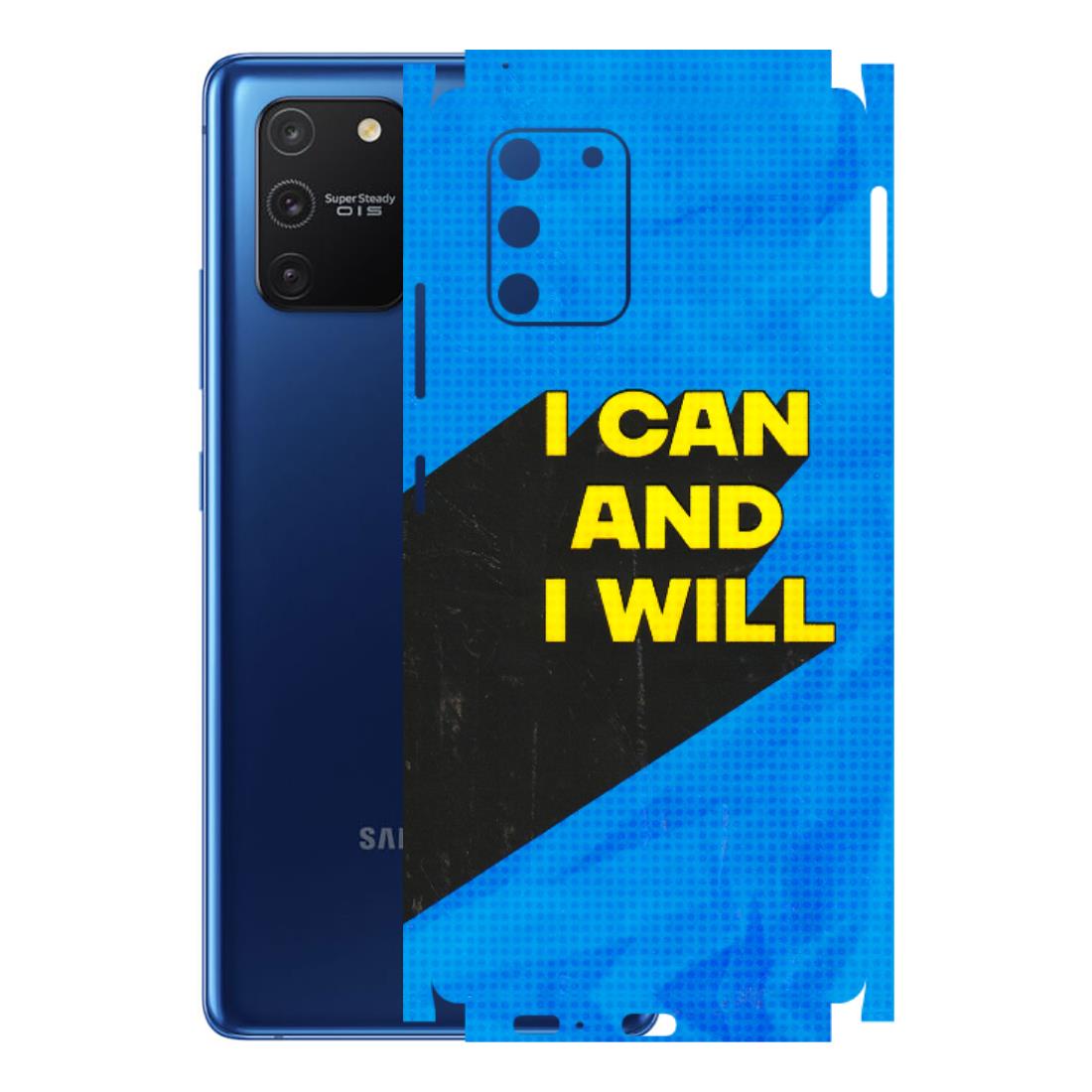 Samsung A/S Series Phone Skins (All Models) - I Can And I Will - 3D Embossed Finish (L-281) Samsung Galaxy S10 Lite