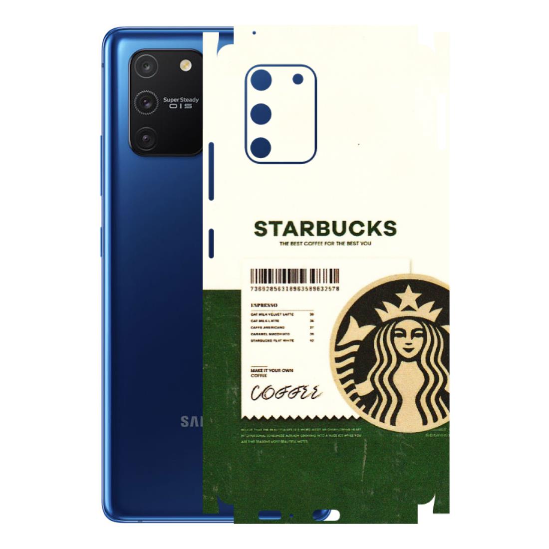 Samsung A/S Series Phone Skins (All Models) - Starbucks Barcode - 3D Embossed Finish (L-308) Samsung Galaxy S10 Lite