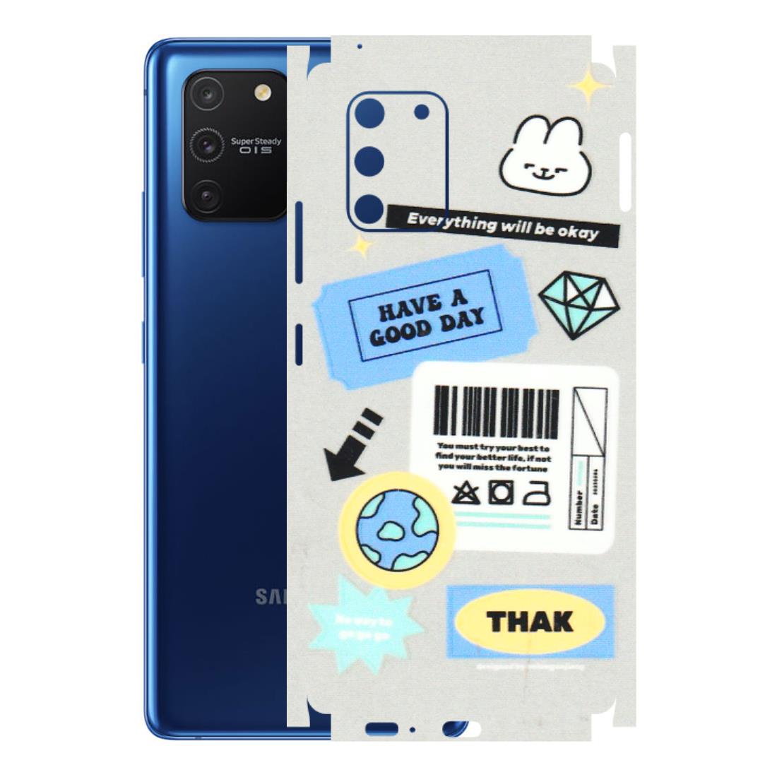 Samsung A/S Series Phone Skins (All Models) - Will Be Okay Design - 3D Embossed Finish (L-316) Samsung Galaxy S10 Lite