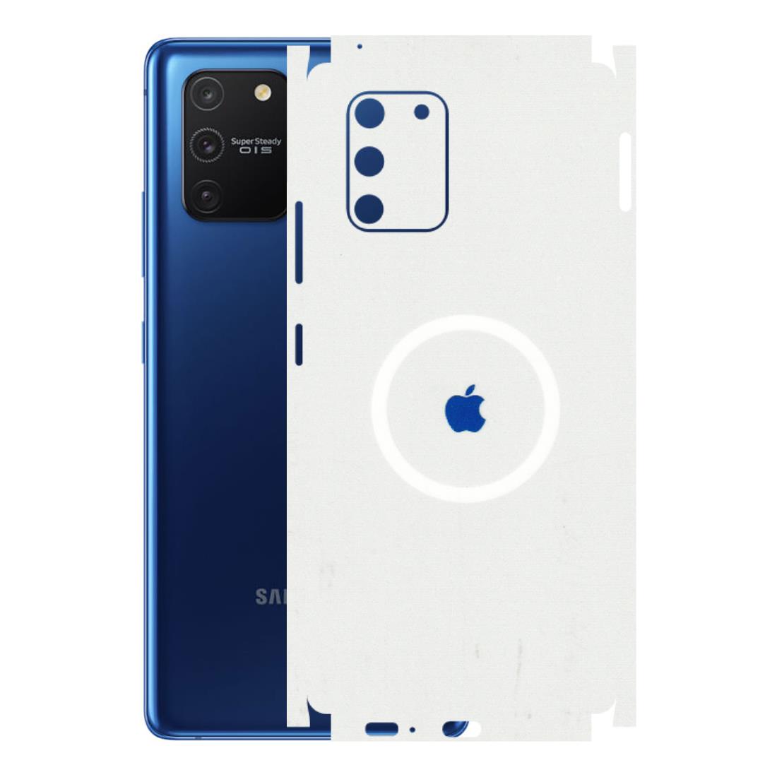 Samsung A/S Series Phone Skins (All Models) - iPhone Magsafe Logo - 3D Embossed Finish (L-320) Samsung Galaxy S10 Lite