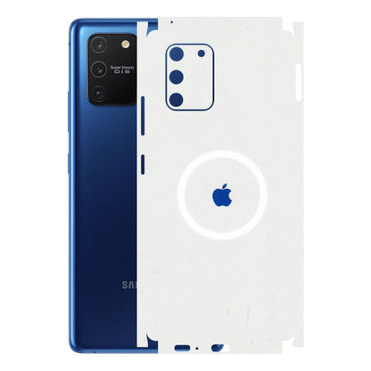 Samsung A/S Series Phone Skins (All Models) - iPhone Magsafe Logo - 3D Embossed Finish (L-320) Samsung Galaxy S10 Lite