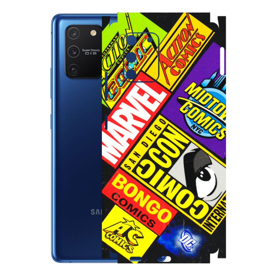 Samsung A/S Series Phone Skins (All Models) - Bongo Comic Con - 3D Embossed Finish (L-325) Samsung Galaxy S10 Lite