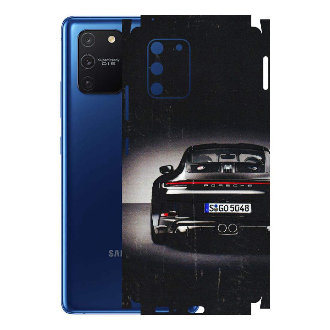 Samsung A/S Series Phone Skins (All Models) - New Black Porsche GT3 - 3D Embossed Finish (L-327) Samsung Galaxy S10 Lite