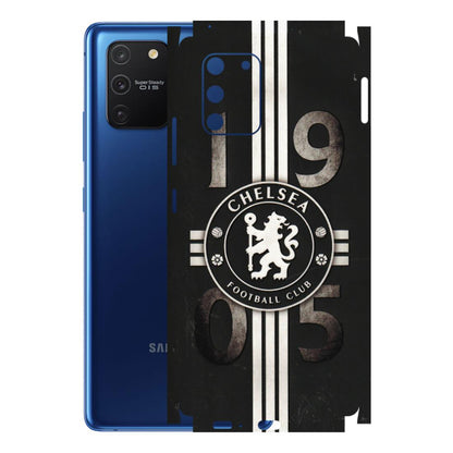 Samsung A/S Series Phone Skins (All Models) - Chelsea Fan Club - 3D Embossed Finish (L-36) Samsung Galaxy S10 Lite