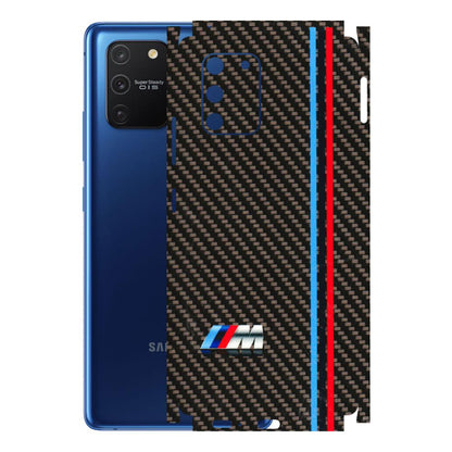 Samsung A/S Series Phone Skins (All Models) - BM Carbon Fiber Feels - 3D Embossed Finish (L-38) Samsung Galaxy S10 Lite