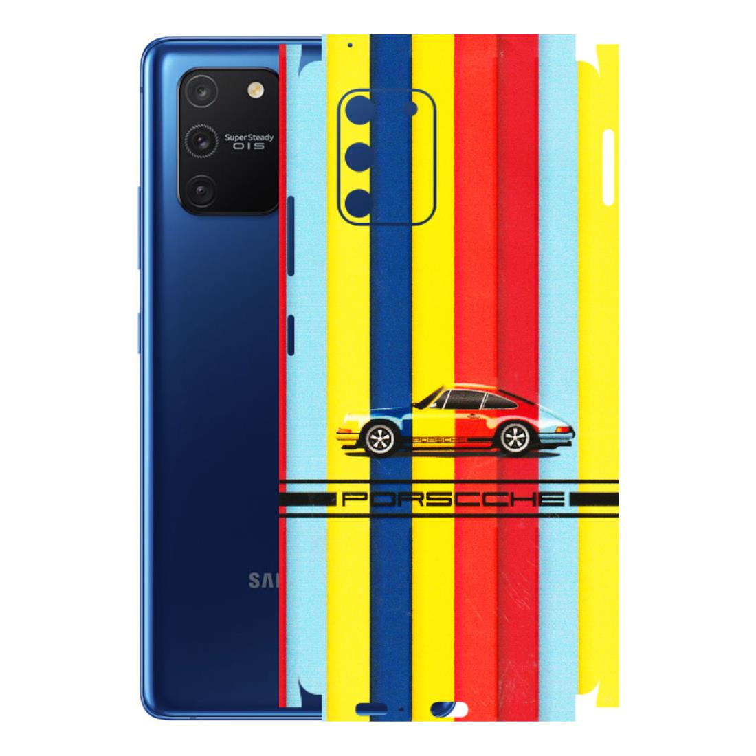 Samsung A/S Series Phone Skins (All Models) - Multicolour Porche - 3D Embossed Finish (L-39) Samsung Galaxy S10 Lite