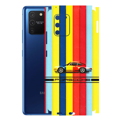 Samsung A/S Series Phone Skins (All Models) - Multicolour Porche - 3D Embossed Finish (L-39) Samsung Galaxy S10 Lite