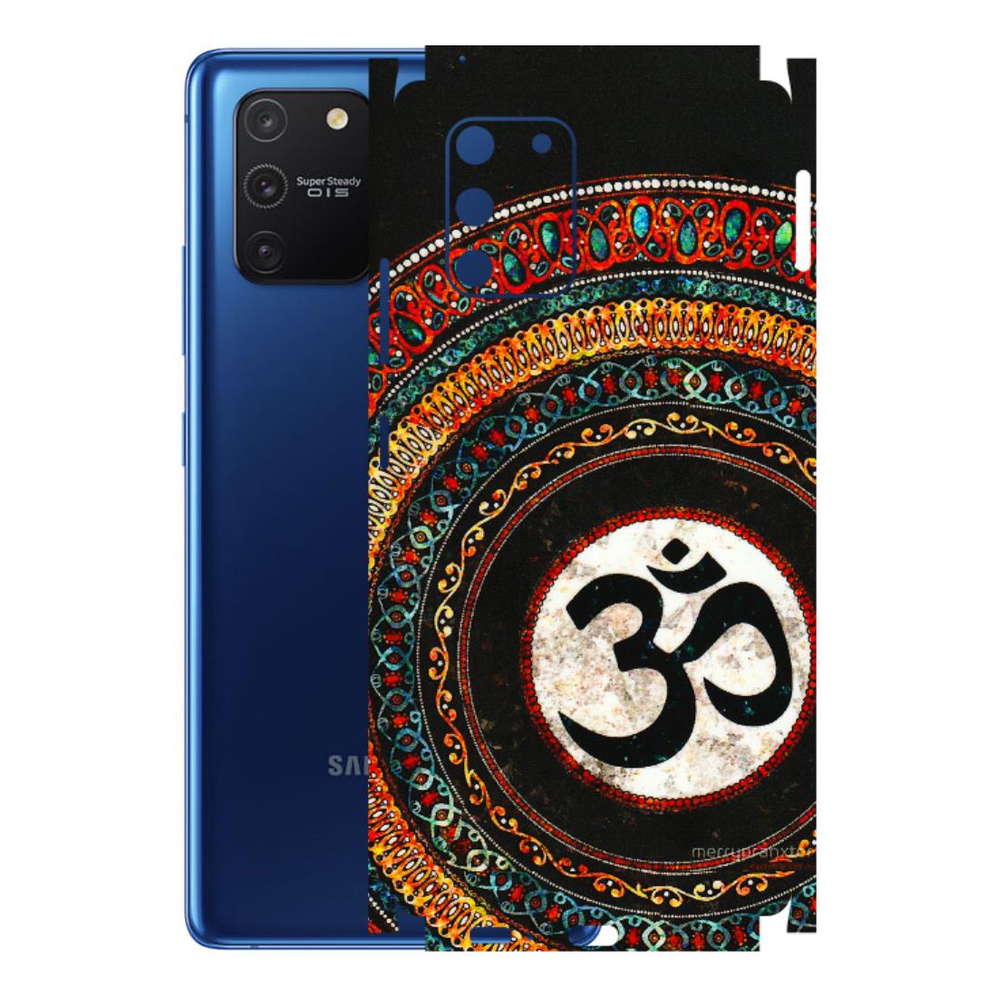 Samsung A/S Series Phone Skins (All Models) - Aum Chant Abstract - 3D Embossed Finish (L-42) Samsung Galaxy S10 Lite