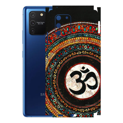 Samsung A/S Series Phone Skins (All Models) - Aum Chant Abstract - 3D Embossed Finish (L-42) Samsung Galaxy S10 Lite