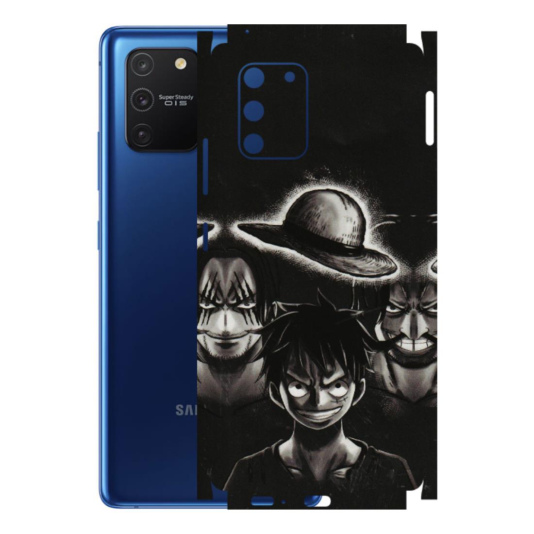 Samsung A/S Series Phone Skins (All Models) - Black Luffy Hat - 3D Embossed Finish (L-57) Samsung Galaxy S10 Lite