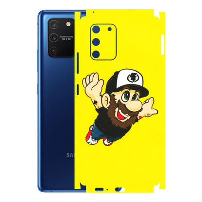 Samsung A/S Series Phone Skins (All Models) - Flying Beardo - 3D Embossed Finish (L-60) Samsung Galaxy S10 Lite