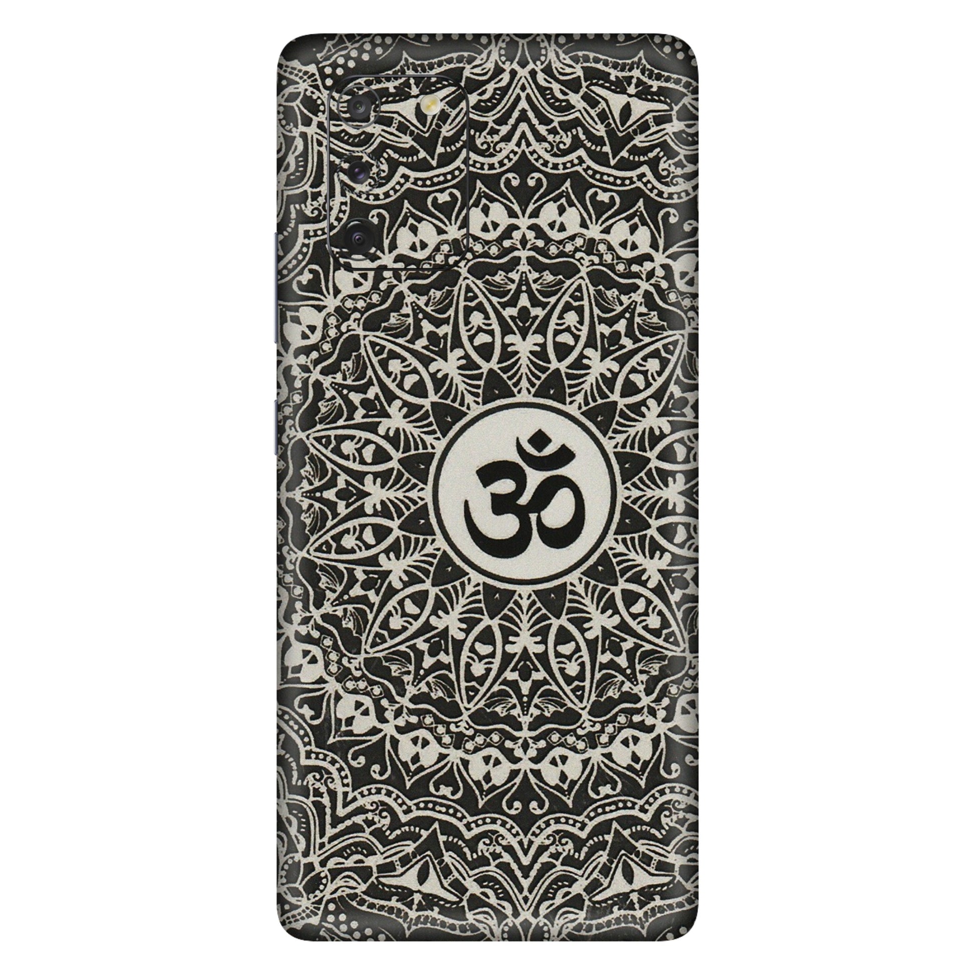 Samsung A/S Series Phone Skins (All Models) - Aum Elegant Mandala - 3D Embossed Finish (L-62) Samsung Galaxy S10 Lite