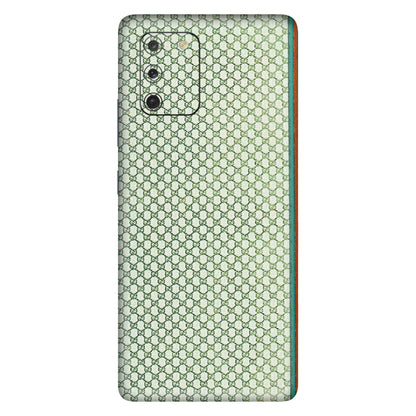 Samsung A/S Series Phone Skins (All Models) - Gucci Fabric Pattern - 3D Embossed Finish (L-73) Samsung Galaxy S10 Lite