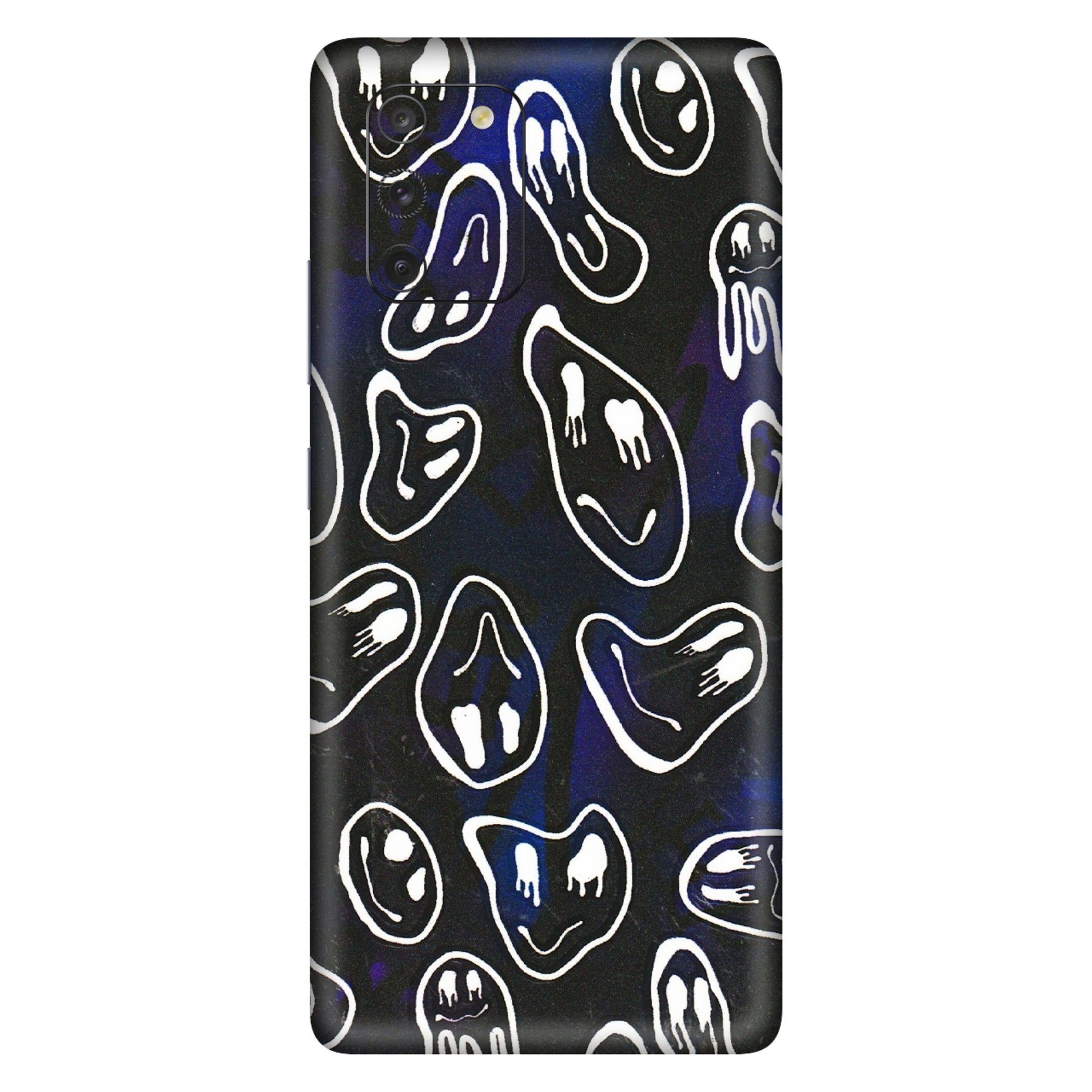 Samsung A/S Series Phone Skins (All Models) - Distorted Smileys - 3D Embossed Finish (L-92) Samsung Galaxy S10 Lite