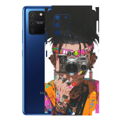 Samsung A/S Series Phone Skins (All Models) - Camera Lover Girl - Matte Finish (M-09) Samsung Galaxy S10 Lite