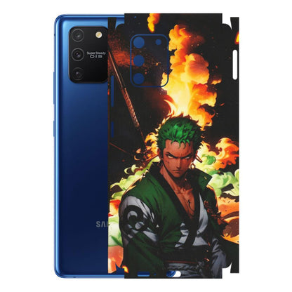 Samsung A/S Series Phone Skins (All Models) - Roronoa Zoro - Matte Finish (M-102) Samsung Galaxy S10 Lite