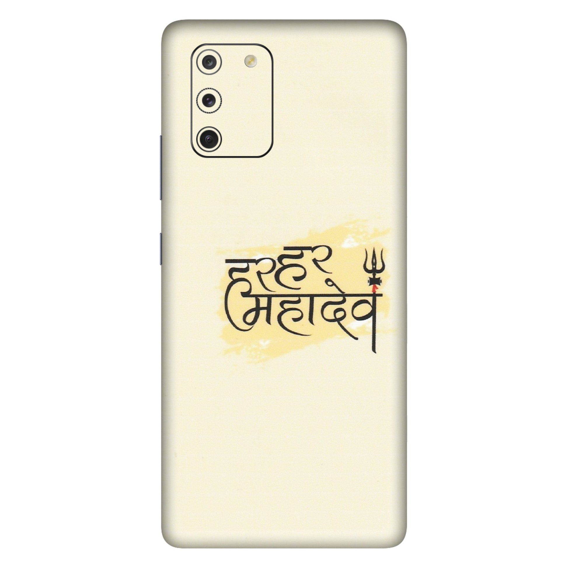 Samsung A/S Series Phone Skins (All Models) - Har Har Mahadev - Matte Finish (M-10) Samsung Galaxy S10 Lite
