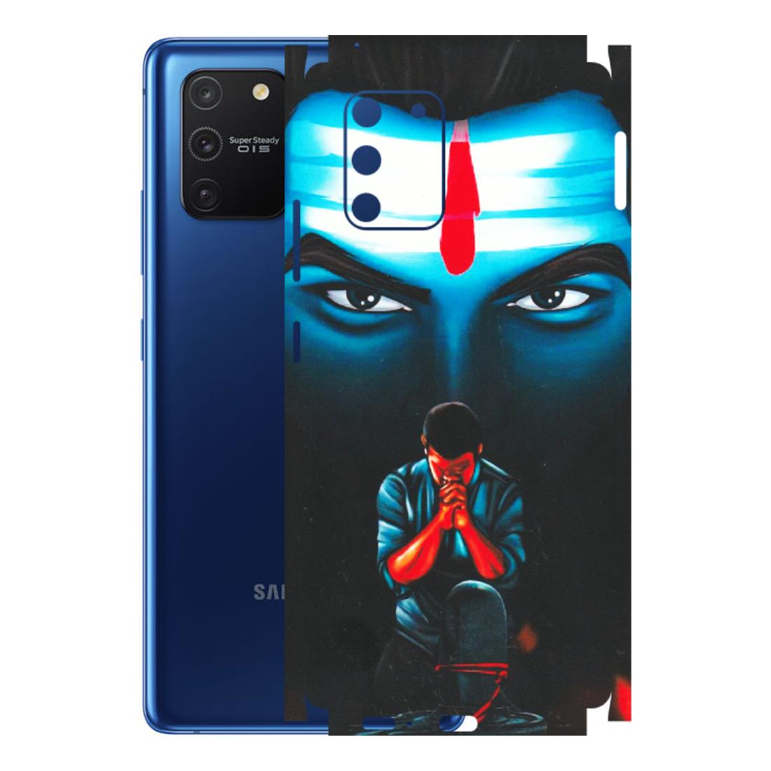 Samsung A/S Series Phone Skins (All Models) - Mahakal Bhakt - Matte Finish (M-112) Samsung Galaxy S10 Lite