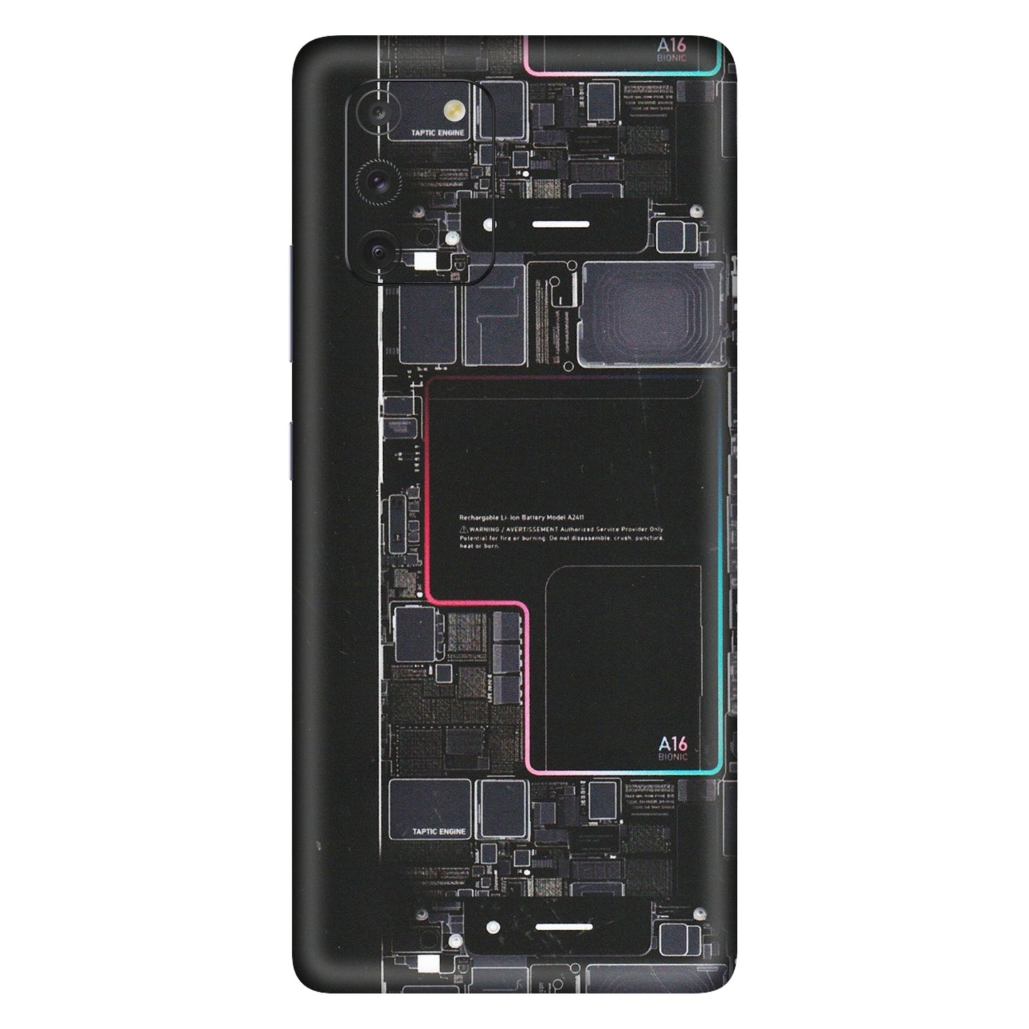 Samsung A/S Series Phone Skins (All Models) - Motherboard Circuit Layout - Matte Finish (M-117) Samsung Galaxy S10 Lite