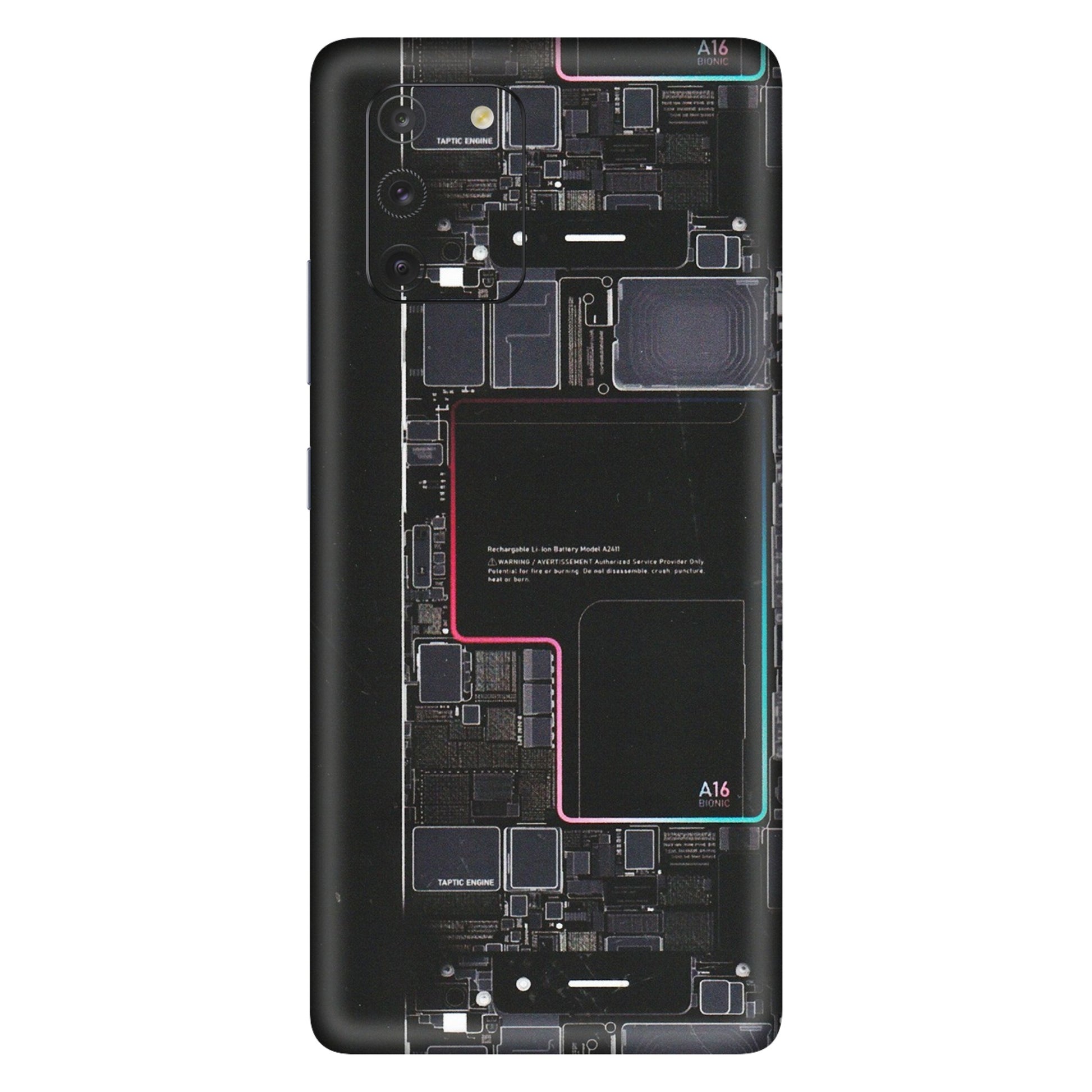 Samsung A/S Series Phone Skins (All Models) - Motherboard Circuit Layout - Matte Finish (M-117) Samsung Galaxy S10 Lite